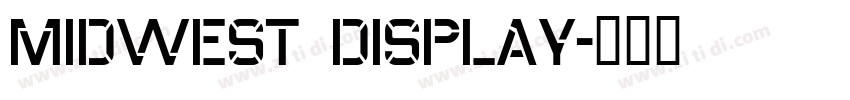 Midwest Display字体转换